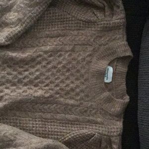 Very soft long sleeve knit sweater